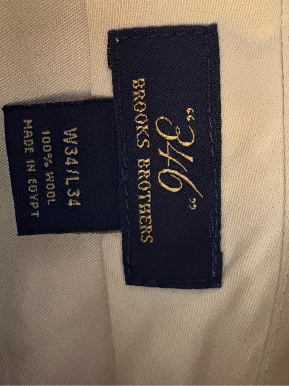 Brooks Brothers Black Slacks wool.